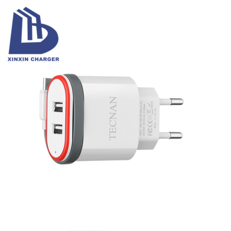 OEM Logo Das neueste mobile Zubehör Superschneller schneller EU-Stecker 5V USB-Ladegerät für Android-Handys Multi-Ladegerät USB-Wandladegerät